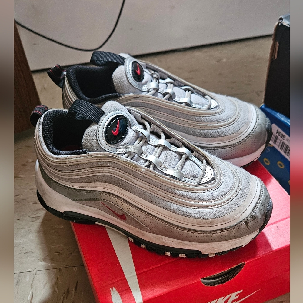 Nike Kids Gray Air Max 97 Shoes